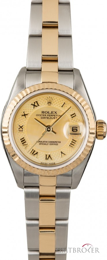 Rolex Datejust 79173 Champagne Decorated Dial 79173 839686