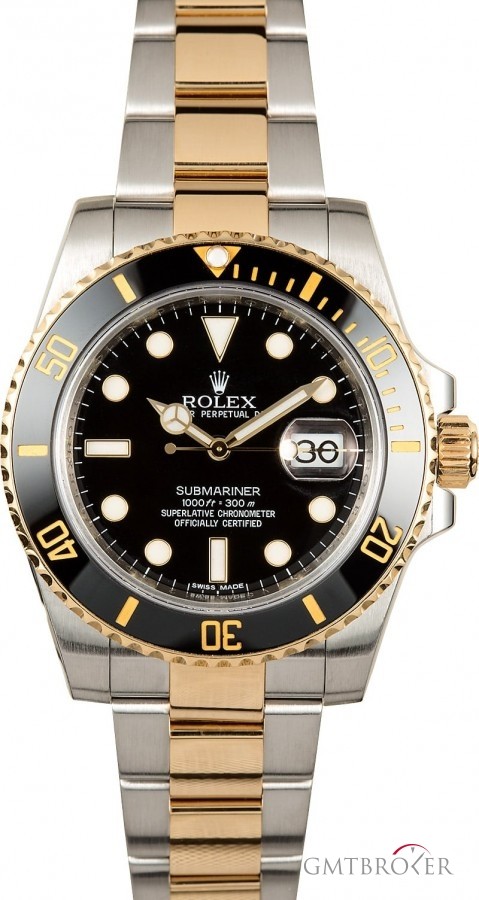 Rolex Submariner  116613 Black Bezel Bezel 757537