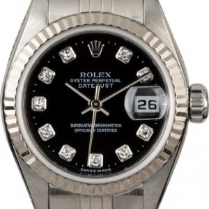 Rolex Ladies Datejust 79174 Black Diamond Dial 79174 836023