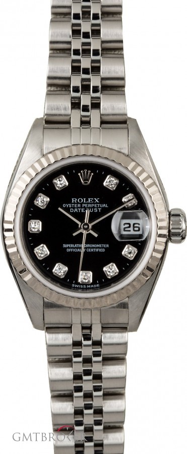 Rolex Ladies Datejust 79174 Black Diamond Dial 79174 836023