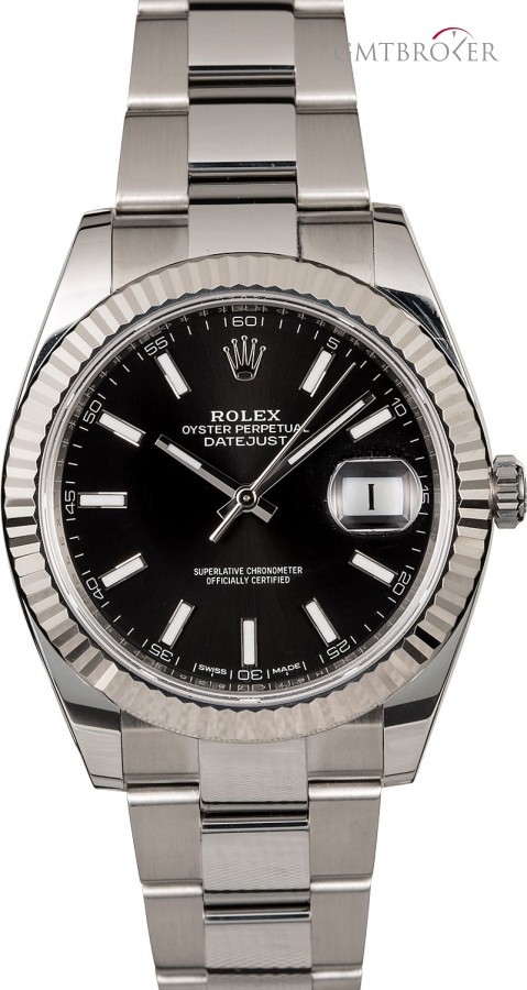 Rolex PreOwned  Datejust II Ref 126334 Black Dial Dial 840067