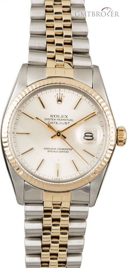 Rolex Datejust 16013 Silver Dial Two Tone Watch 16013 847127
