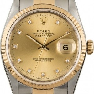 Rolex Used  Datejust 16233 Diamond Dial PreOwned PreOwned 849722