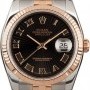 Rolex Datejust 116231 Black Sunburst Dial