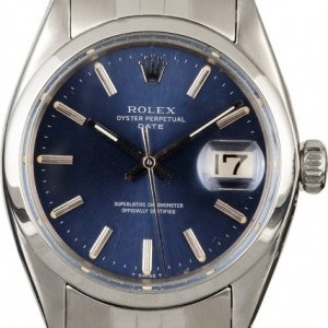 Rolex Date 1500 Blue Dial Dial 829040
