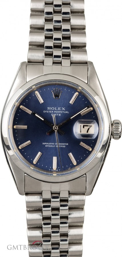 Rolex Date 1500 Blue Dial Dial 829040
