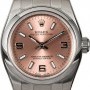 Rolex PreOwned  Oyster Perpetual 176200 Pink Dial