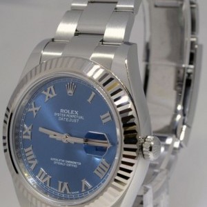 Rolex Mens Datejust II 18k Gold  Steel Automatic Watch B 116334 196017