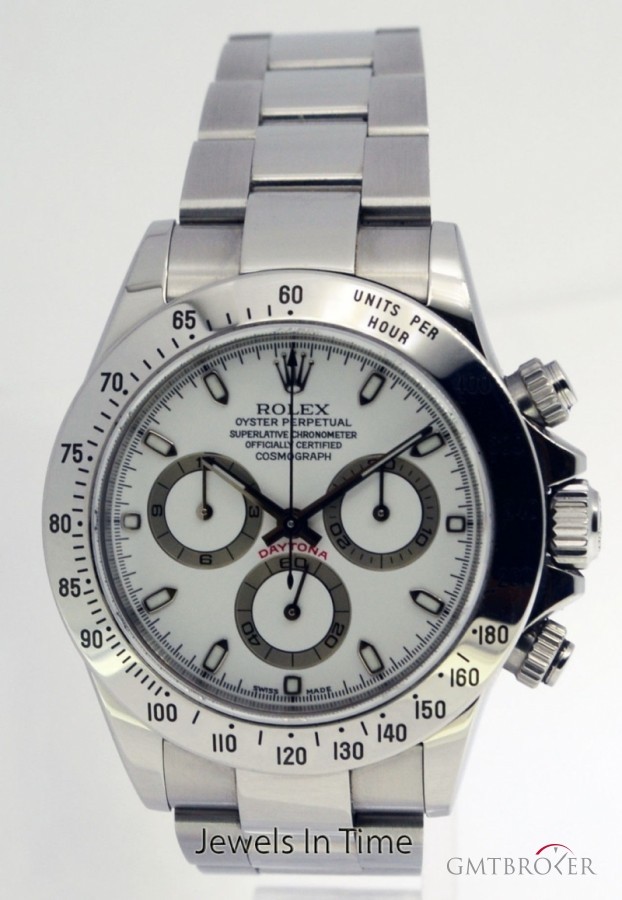 Rolex Daytona Steel Mens Chronograph Watch BoxPapers 116 116520 416657