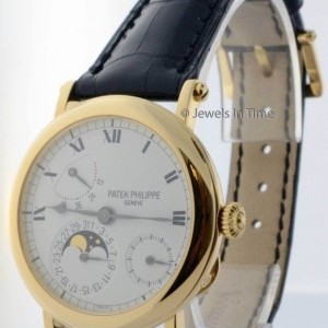 Patek Philippe 5054 18k Yellow Gold Mens Automatic Complications nessuna 157295