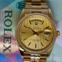 Rolex Day-Date President 18k Yellow Gold Mens Watch  Box