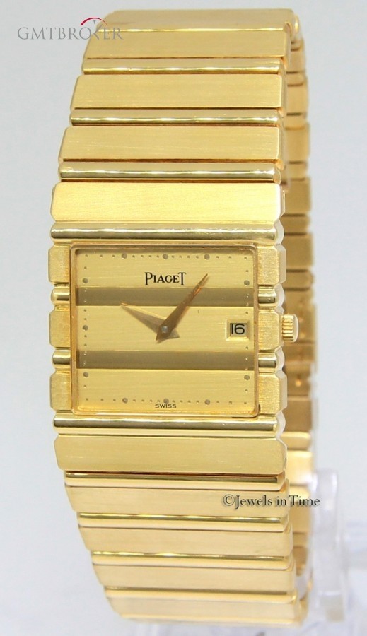 Piaget Polo Perpetual Calendar Date 18k Yellow Gold Quart nessuna 341801
