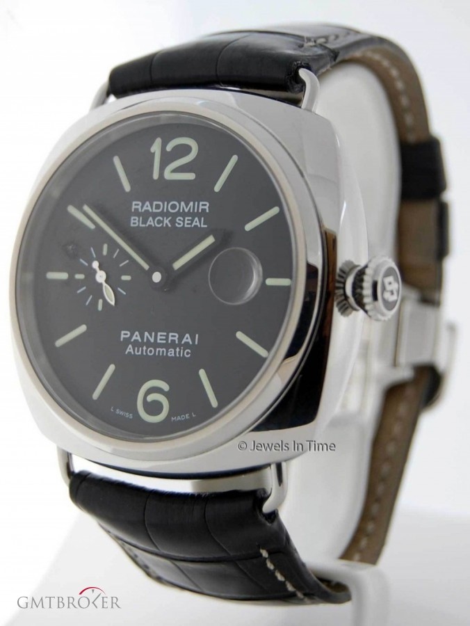 Panerai Radiomir Black Seal 45mm Steel Mens Watch BoxPaper PAM00287 162021