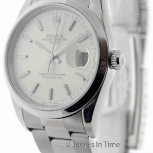 Rolex Mens Date Stainless Steel Automatic Watch 15200 15200 156327