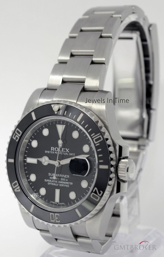 Rolex Submariner Date 40mm Steel Ceramic Mens Dive Watch 116610 195723