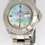 Rolex Yacht-Master Stainless Steel MOP Diamond Ruby Dial