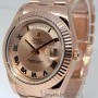 Rolex Day Date II 18k Everose Gold 41mm Pink Roman Dial
