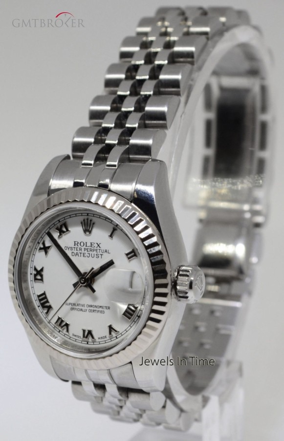 Rolex Datejust Steel  18k Gold Ladies Watch Roman Dial B 179174 162041