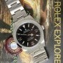 Rolex Explorer Stainless Steel Black Dial Automatic Mens