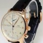 IWC 3714 Portuguese Chronograph 18k Rose Gold Watch Bo