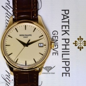 Patek Philippe Mens Calatrava 18k Gold Automatic Watch BoxPapers 5227J 450629