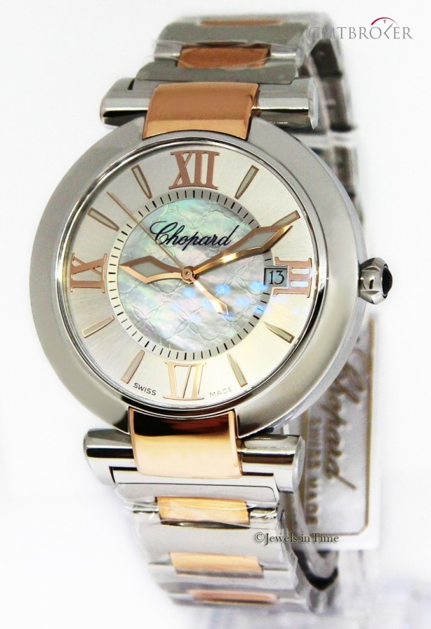 Chopard Imperiale 18k Rose Gold Stainless Steel MOP Watch, Photos