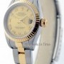 Rolex Ladies Datejust 79173 18k Gold  Steel Watch Roman