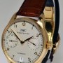 IWC Portuguese 7 Day Power Reserve 18k Rose Gold Watch