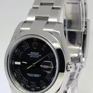 Rolex Datejust II Steel Mens Automatic Watch Box Papers 116300 162767