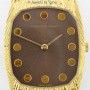 Omega Mens Vintage Dress Mechanical Watch 18k Yellow Gol