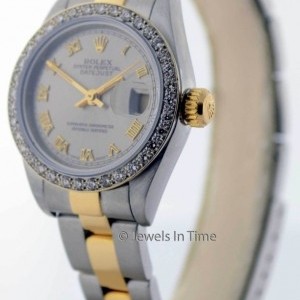 Rolex Ladies 79173 Datejust 18k Gold  Steel Watch Automa 79173 156145