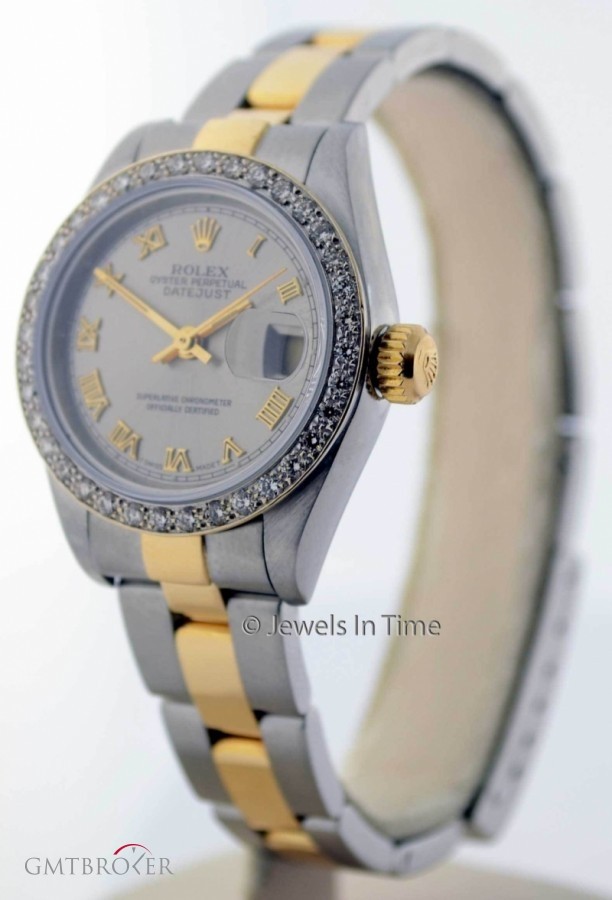Rolex Ladies 79173 Datejust 18k Gold  Steel Watch Automa 79173 156145