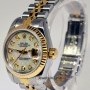 Rolex Ladies Datejust 18k Gold  Steel MOP  Diamond Watch
