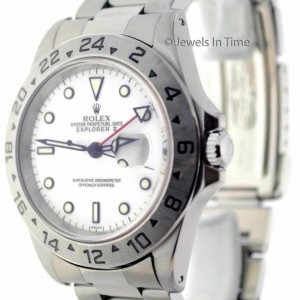 Rolex Explorer II Stainless Steel White Dial Automatic M 16570 161339