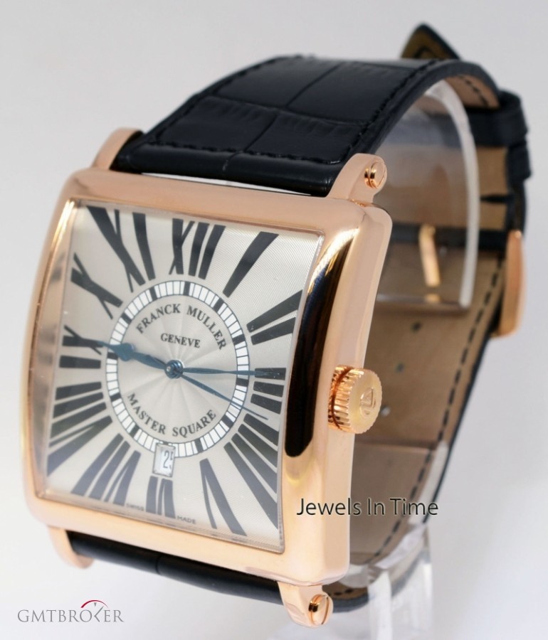 Franck Muller Master Square 18k Rose Gold Automatic Watch BoxPap 6000KSC 379103