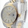 Rolex Mens Datejust 18k Gold  Steel Automatic Watch Tape