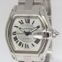 Cartier Roadster Stainless Steel Silver Dial Mens Watch Bo