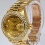 Rolex Datejust President 18k Yellow Gold  Diamond Ladies