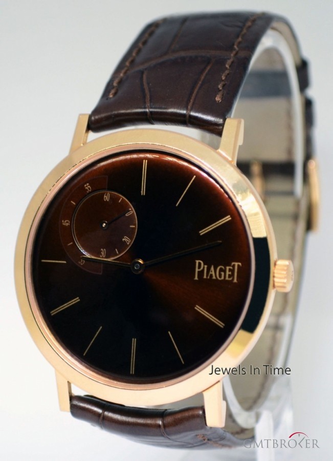 Piaget Altiplano 18k Rose Gold Mens Limited Mechanical Wi GAO34113 160723
