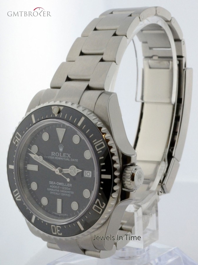 Rolex Sea-Dweller 4000 Steel  Ceramic Mens Watch BoxPape 116600 159685