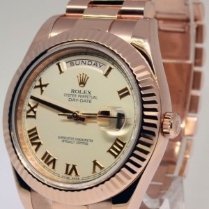 Rolex Day Date II President 18K Rose Gold Automatic Mens 218235 161277