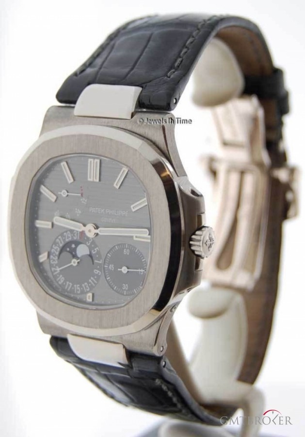 Patek Philippe Nautilus 18k White Gold Mens Automatic Watch BoxPa 5712G-001 160813