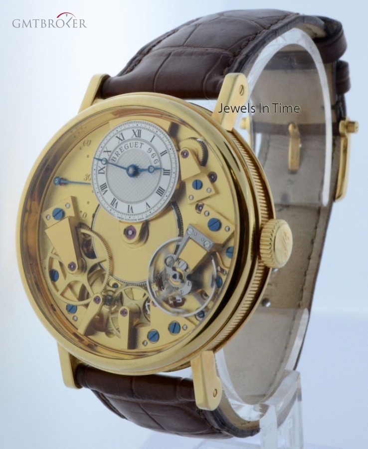 Breguet Tradition 18k Gold Skeleton Watch BoxPapers 7037 7037 161159