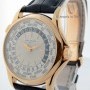 Patek Philippe World Time 5110 18K Rose Gold Mens Watch Box Paper