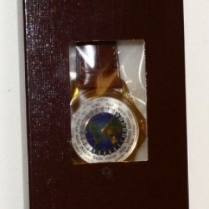 Patek Philippe World Time 18k Gold  Cloisonne New Mens Watch BoxP 5131J-001 160901