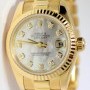 Rolex Datejust President 18k Gold MOP Diamond Dial Watch