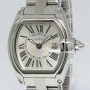 Cartier Roadster Stainless Steel Silver Dial Ladies Quartz