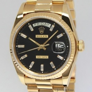 Rolex Day-Date President 18k Yellow Gold Diamond Dial Me 18038 189893