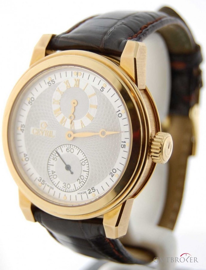 Gevril Mens R014 Automatic 18k Yellow Gold Box  Papers nessuna 154995
