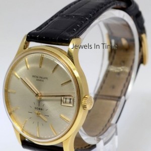 Patek Philippe Gobbi Vintage 3514 18k Gold Automatic Mens Watch B 3514 332807